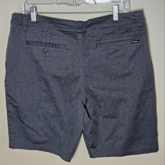 Men's O'neill Heathered Gray Hybrid Series Board CoastalCore Shorts, Size 34 - Picture 2 of 4